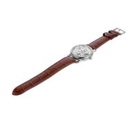 GALPADA Winner Manual Winding Mens Automatic Watch Round Dial Hollow Out Chronograph Wristwatch