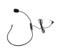 GALPADA Wired Headset Microphone 3.5mm Head-worn Microphone for Teachers and Tour Guides with Ear Piece for Speaking Lectures and Live Performance Random Style