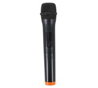 GALPADA Wireless Handheld Mic Portable Microphone with Abs and Iron Construction Comfortable to Use Black Base Included for Outdoor Live Streaming and Karaoke Random Color