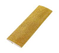 GALPADA Wireless Handheld Microphone Handle Sleeve Cover for Wireless Mic Elastic Rhinestone Microphone Sleeve Glamorous Golden Pattern for Hosts and Performers