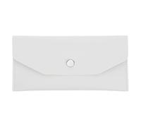 GALPADA Women’s Pu Budget Wallet Reusable Cash Organizer Envelope, Leather Money Holder for Birthday, Wedding Money Check Billing, Minimalist Cream Cash Envelope Wallet