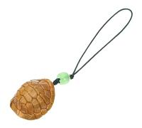 GALPADA Wood Turtle Keychain Pendant Hanging Ornament for Bags Backpacks and Keys Symbol of Wisdom Longevity and Happiness and Luck Charm