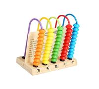 GALPADA Wooden Abacus Educational Counting Beads Math Learning Tool for Boys Enhance Early Math Skills and Hand Flexibility for Hands Learning