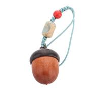 GALPADA Wooden Acorn Keychain Pendant for Car Keys and Mobile Phone Bag Charm Accessory