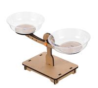 GALPADA Wooden Balance Scale Lever for Boy Girl Educational Science Math Teaching Tool Sturdy Wooden Material and Special Design to Teach Numerical Calculations and Weight Concepts