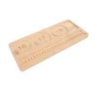 GALPADA Wooden Bead Tray and Bracelet Making Board Bamboo Beading Mat Measurement Scale Diy Jewelry Design Supplies for Bracelet Crafting