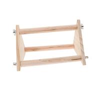 GALPADA Wooden Chick Standing Rack for Parrots and Poultry Pet Hen Rooster Perch for Training and Exercise Suitable for Birds Like Parakeets and Cockatiels Easy to Install and Use