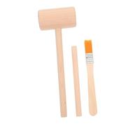 GALPADA Wooden Dig Tool Set with Small Brush and Hammer Educational Excavation for Boys and Cognitive Development Kit for Hands and Creative Play