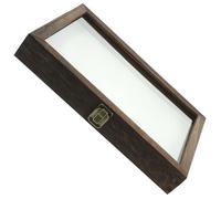 GALPADA Wooden Display Box with Acrylic Lid for Entomology Collection, Specimens Storage and Desktop Adornment, for Butterfly Display and Collecting Specimen