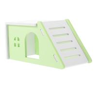 GALPADA Wooden Hamster House Hideout for Small Pets, Adorable Secluded Rat House Providing Gaming and Rest Places, Great Appearance Suitable for Everyday Life and Gift for People