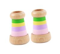 GALPADA Wooden Kaleidoscope for Ages Beech Wood Educational Developmental with Large Lens Colorful Magical Light Patterns to Stimulate Imagination and Scientific Interest