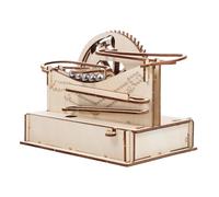 GALPADA Wooden Marble Run Puzzle Educational for Creative Logic Building Ball Maze Stem Activity