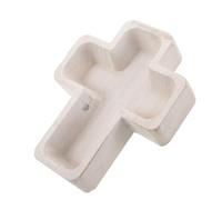 GALPADA Wooden Serving Tray Cross Shaped Snack Platter with Versatile Functionality and Easy Maintenance for Festive Decorations and Everyday Table Settings