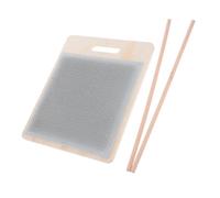 GALPADA Wooden Wool Blending Board Kit for Fiber Mixing with Wooden Sticks DIY Craft Tool for Knitting Weaving Textile Production Needle Felt Wool Craft Supplies