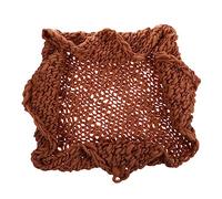 GALPADA Woolen Blanket Handmade Knitting for Newborn Photography Photo Backdrop Soft Blanket for Milestone Moments