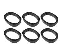GALPADA X9 Flat Mounting Bracket 6pcs Plastic Speaker Spacer Ring Adapter | Black Finish, Thickened Build, Door Stereo Installation, Waterproof Spacer