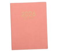 GALPADA Yearly Calendar Planner PU Leather Cover Appointment Book with Daily Writing Space Academic Notebook for Teachers and Students School Office Organizer