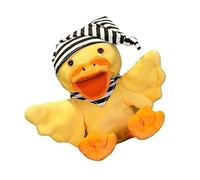 GALPADA Yellow Duck Hand Puppet Cartoon Cloth Doll for Bedtime Storytelling Interactive Play Imaginative Development Gift