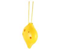 GALPADA Yellow Resin Ocarina Flute for Beginners Easy to Play Practical Ocarina Music Instrument Suitable for Students for Mastering Playing Techniques Random Color