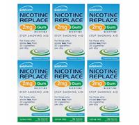 Galpharm 2mg Nicotine Replace Gum Peppermint 6x36pc