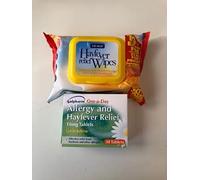 Galpharm Allergy and Hayfever Relief Tablet and Hayfever Wipes Bundle