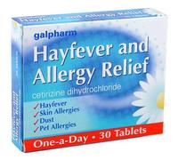 Galpharm Hayfever & Allergy Relief Tablets (30) Cetirizine