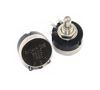 GALSOR 24-Position Black Rotary Touch Manual Panel Mount Metal 1-Way Potentiometer RV24 YN20S