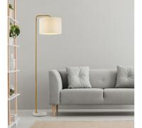 Millie Large Floor Lamp Aged Gold-Coloured