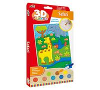 Galt, 3D Paint-It - Safari, Kids Crafts, Ages 6 Years Plus