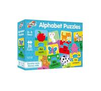 Galt Alphabet Puzzles - Fun and Colourful Early Learning 2 Pc Jigsaw Puzzles - Set of 26 Two Piece Puzzles for Kids - Develop Letter Recognition and Matching Skills - Children Ages 3 to 5 Years Old