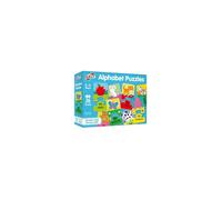 Galt Alphabet Puzzles - Fun and Colourful Early Learning 2 Pc Jigsaw Puzzles - Set of 26 Two Piece Puzzles for Kids - Develop Letter Recognition and