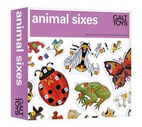 Galt, Animal Sixes, Kids Board Games Age 5-8, 4 Players