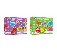 Galt, Baby Puzzles - Dinosaurs, Jigsaw Puzzles for Kids, 6 x 2 Piece puzzles, Ages 18 months Plus + Galt Toys, Baby Puzzles - Jungle, Jigsaw Puzzles for Kids, Ages 18 Months Plus