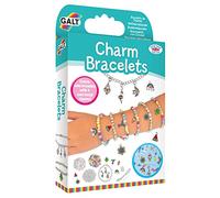 Galt Charm Bracelets - Fun Bracelet and Jewellery Making Kit - Craft Kit for Kids with Colourful Beads and 9 Clip-On Metal Charms - Childrens Arts and Crafts Set Makes 7 Bracelets - Ages 8 Years Plus