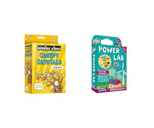 Galt Creepy Crystals -Horrible Science Crystal Growing Kit for Kids,Educational Science &, Power Lab, Science Kit for Kids, Ages 6 years plus