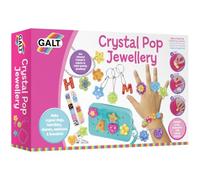 Galt Crystal Pop Jewellery, Kids Necklace & Bracelet Making Kit, Ages 8 +