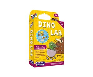Galt Dino Lab -Explore and Discover Science,Craft and Fossil Digging Kit for Kids - STEM Childrens Dinosaur Toys for Boys and Girls - Lab Book, 3 Fun