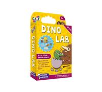 Galt Dino Lab - Explore & Discover Science Kit with 3 Fun Dinosaur-Themed Experiments for Kids - National Curriculum STEM Toys with Dig-Out Fossil