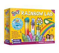 Galt Rainbow Lab - Explore & Discover Childrens Science Kit - 12 Science Experiments for Kids, Colourful Crystals - STEM Toys & National Curriculum Compatible - Gifts for Boys & Girls Ages 5 P