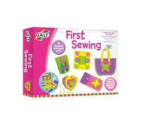 Galt First Sewing Kit - 5 Childrens Sewing Kits, Craft Kit for Kids - Introduction to Sewing, Colourful Learn to Sew Set - Step by Step Guide - Make a Bag, Frame, Purse and More - Ages 5 Years Plus