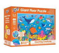 Galt Toys, Giant Floor Puzzle - Counting Creatures, Floor Puzzles for Kids, Ages 3 Years Plus
