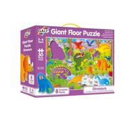 GALT Giant Floor Puzzle, Dinosaurs - Fun Colourful Puzzles for 3+ Year Olds | 30 Piece Children & Toddler Jigsaw with 8 Unique Template Pieces - Durable Dinosaur Puzzle, 60 x 90 cm