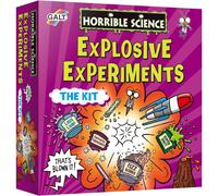 Galt Horrible Science Explosive Experiments - Science Kit for Kids and Childrens Craft Set,8 Fun STEM Experiments,Rocket,Volcano, Slime Making and