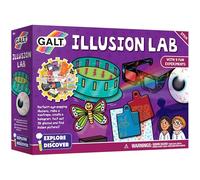 Galt Illusion Lab - Explore & Discover Childrens Science Kit, 9 Fun Science Experiments for Kids, Eye Popping Illusions - STEM Toys, National Curriculum Compatible - Gifts for Boys & Girls Ages 6 Plus