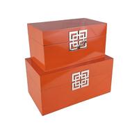 Galt International ORANGE SET JEWELRY BOX