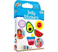 Galt Jelly Stickers - Kids Sticker Craft Kit, Children's Make Their Own with Unique Designs, Fun Templates, 6 Colours and Cute Wiggly Eyes, Arts and