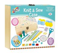 Galt Knit and Sew Kit, Fun Introduction to Sewing and Knitting for Children, Portable Kids Sewing Case, Early Learning Craft Kit for Kids, Children Activity Pack for Girls and Boys, Ages 7 Years Plus
