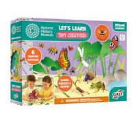 GALT Let’s Learn Tiny Creatures - Arts & Crafts Kit for Kids Age 4 Plus | Educational Crafting Set with 6 Activities - Natural History Museum Activity Pack - Children’s STEM Learning Games & Puzzles