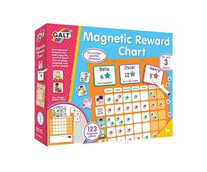 Galt Magnet Reward Chart with Magnetic Stars & Erasable Marker Pen | Encourage Good Behaviour & Habits, Educational Tools & Calendars, Ages 3 Years Plus