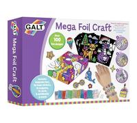 Galt Mega Foil Craft Kids Craft Set with 100+ Colourful Sparkly Designs